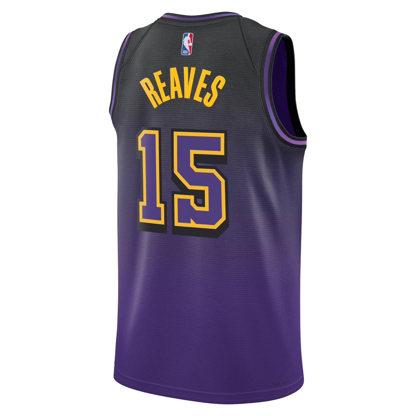 Austin Reaves #15 Los Angeles Lakers Purple City Edition Jersey