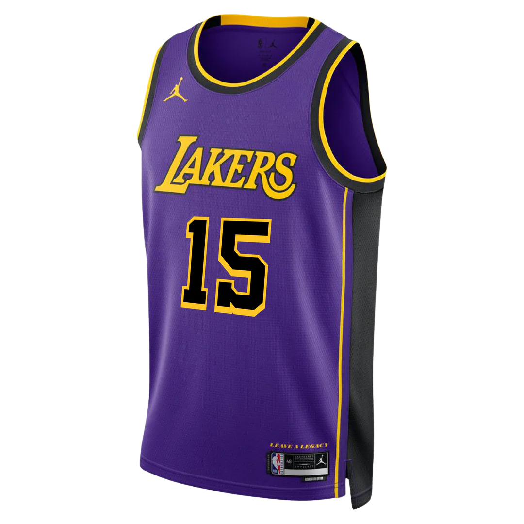 Austin Reaves #15 Los Angeles Lakers Purple Statement Jersey