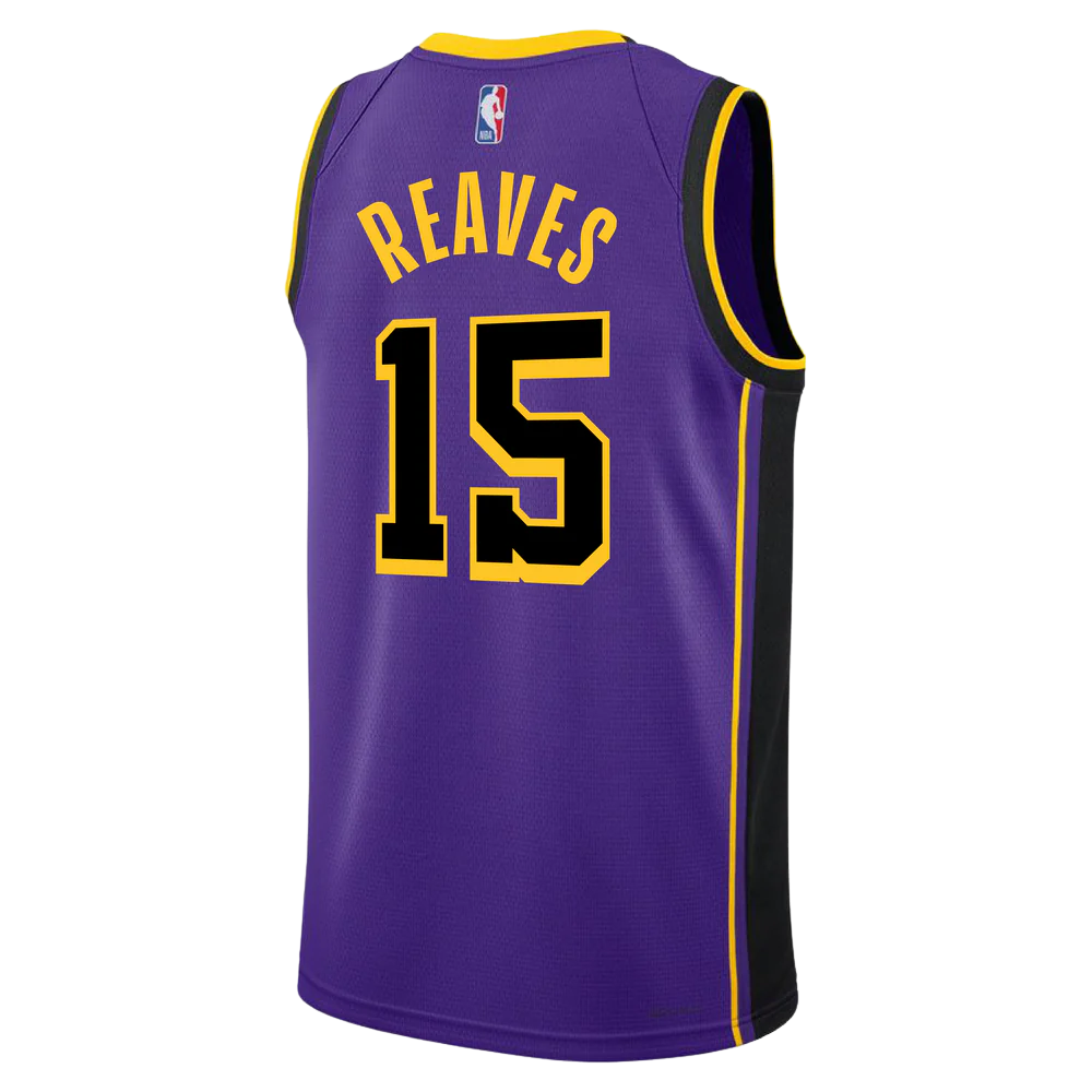 Austin Reaves #15 Los Angeles Lakers Purple Statement Jersey