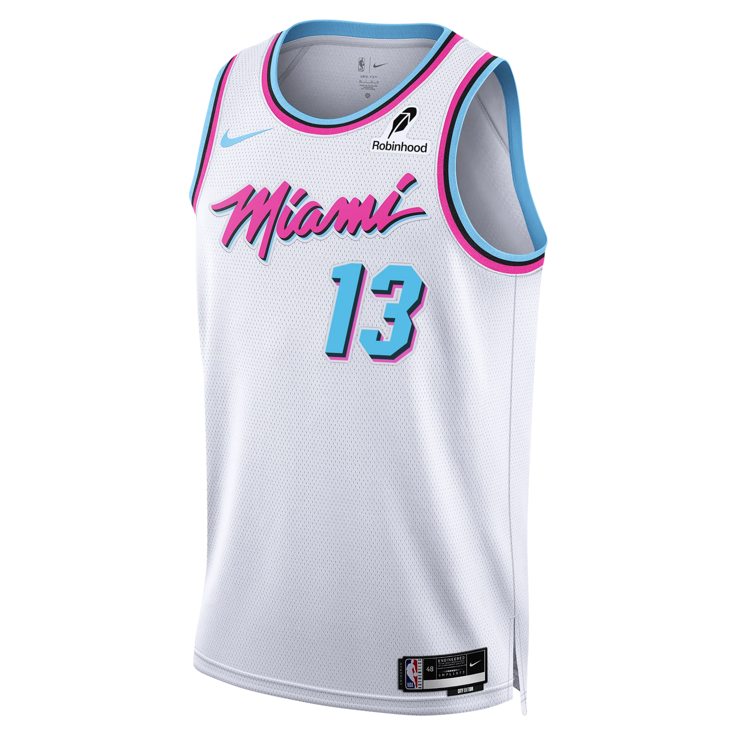Bam Adebayo #13 Miami Heat White City Edition Jersey