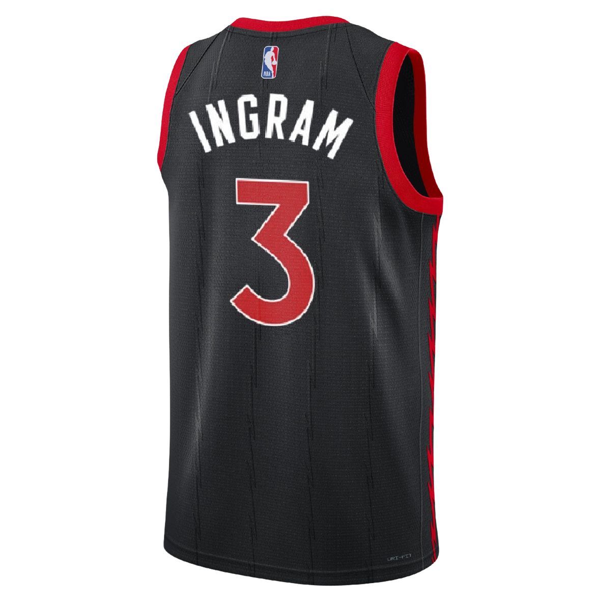 Brandon Ingram #3 Toronto Raptors Black Statement Jersey