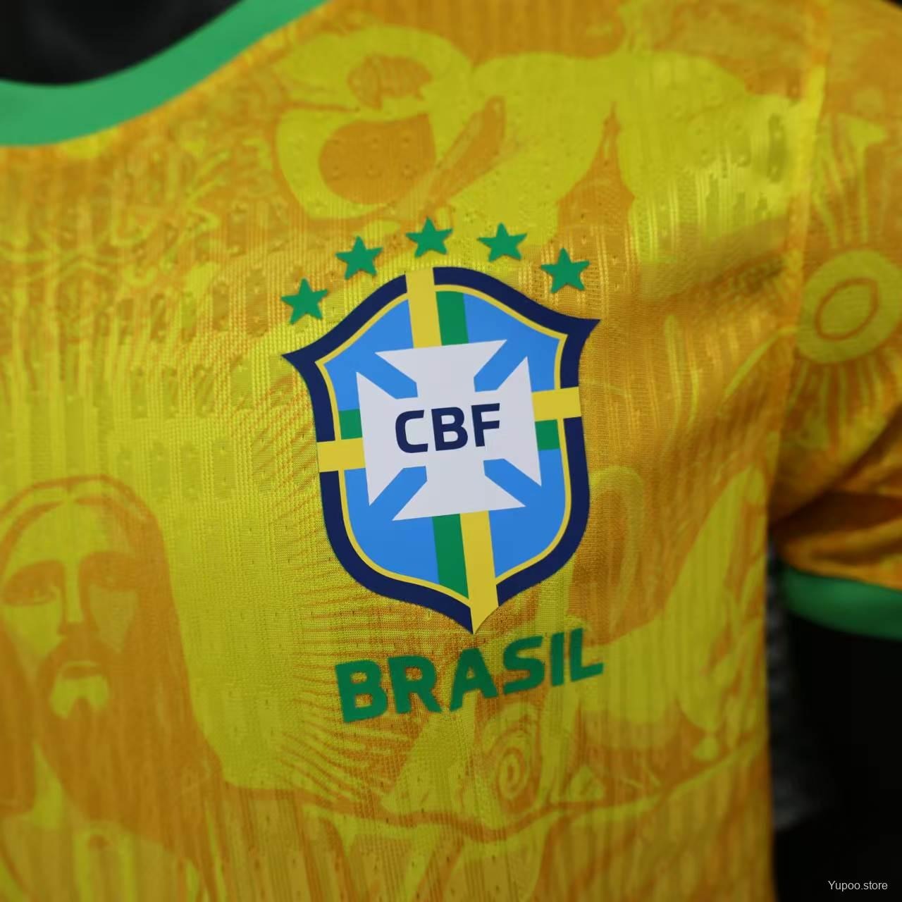 Brazil National Soccer Team x Christ the Redeemer Special Edition Authentic Jersey