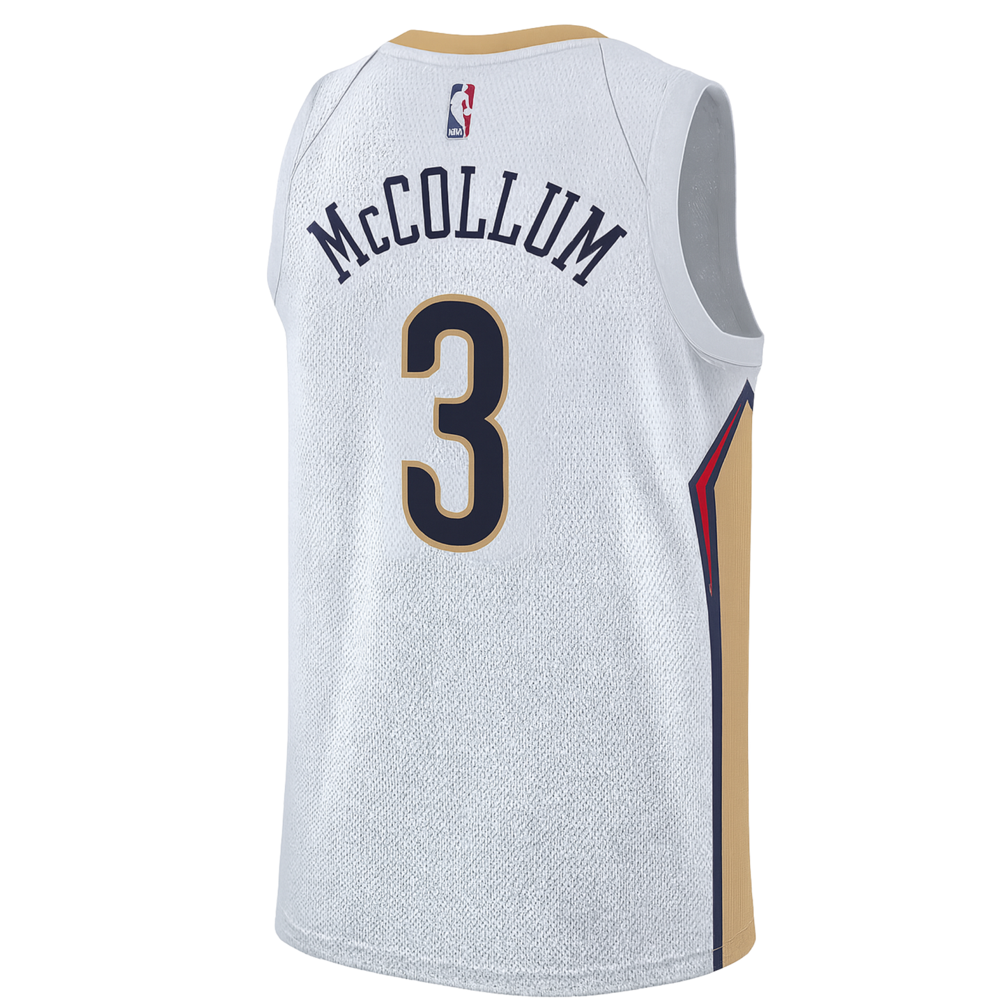 CJ McCollum #3 New Orleans Pelicans White Association Jersey