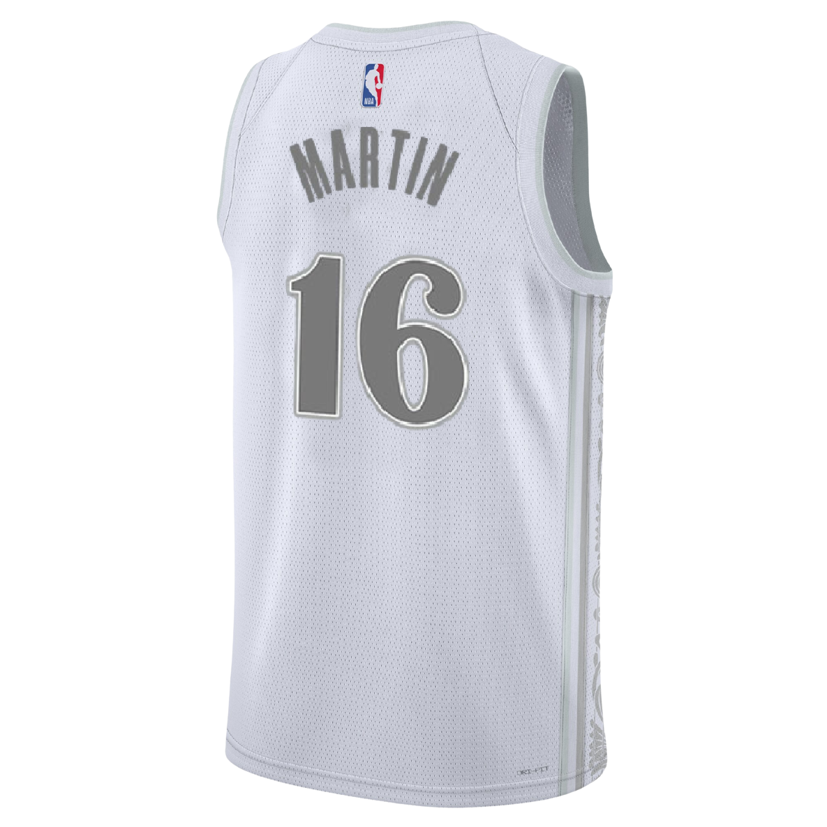 Caleb Martin #16 Dallas Mavericks White City Edition Jersey