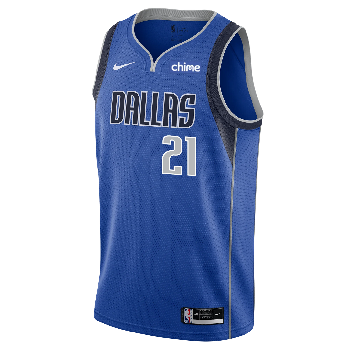 Daniel Gafford #21 Dallas Mavericks Blue Icon Jersey