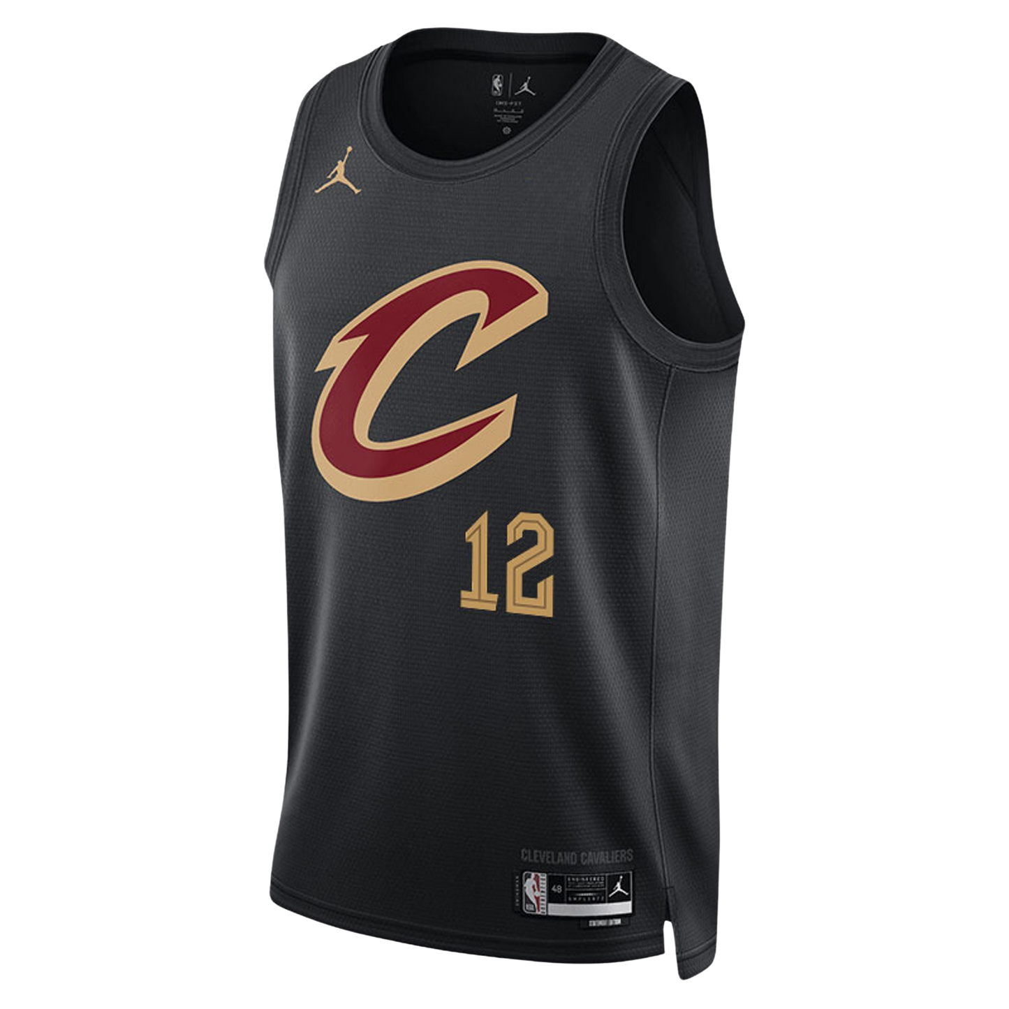 De'Andre Hunter #12 Cleveland Cavaliers Black Statement Jersey