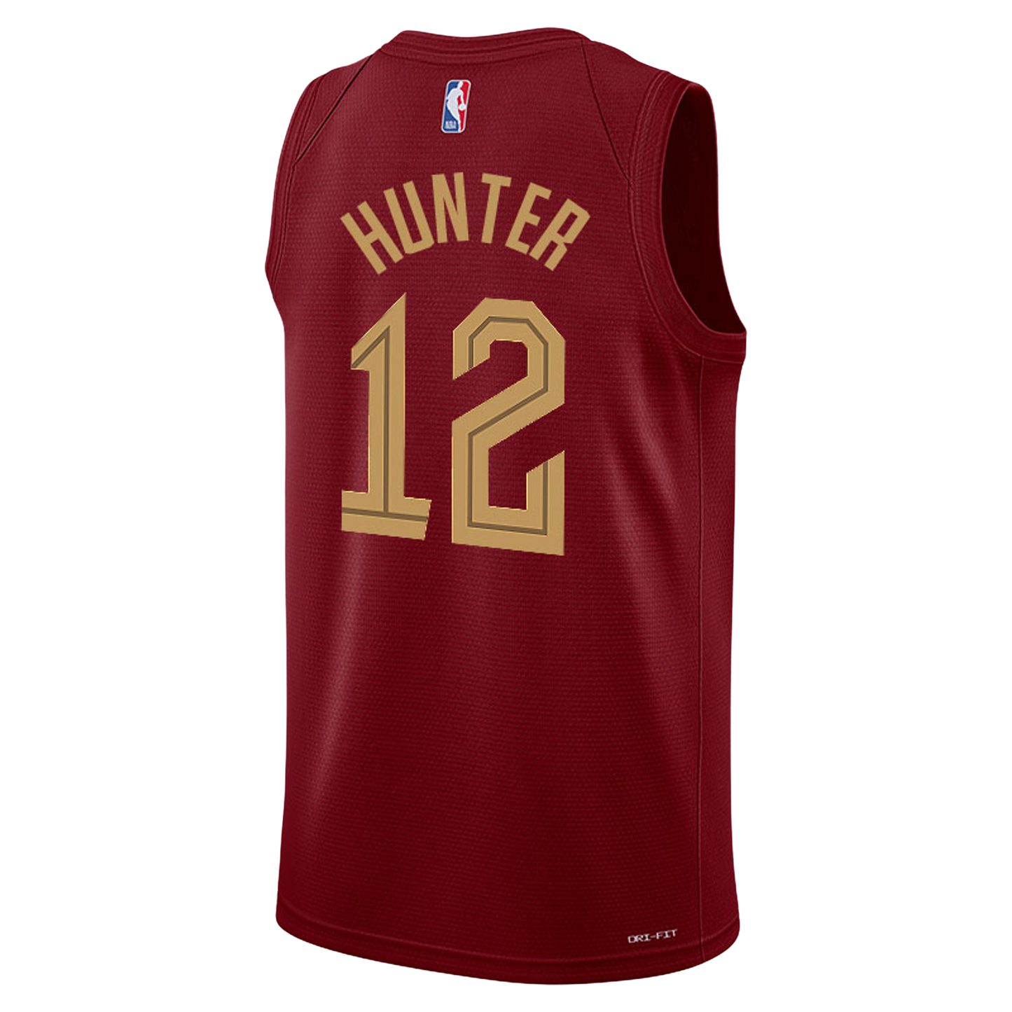 De'Andre Hunter #12 Cleveland Cavaliers Burgundy Icon Jersey
