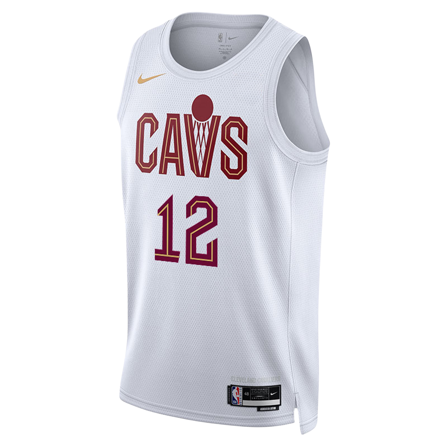 De'Andre Hunter #12 Cleveland Cavaliers White Association Jersey