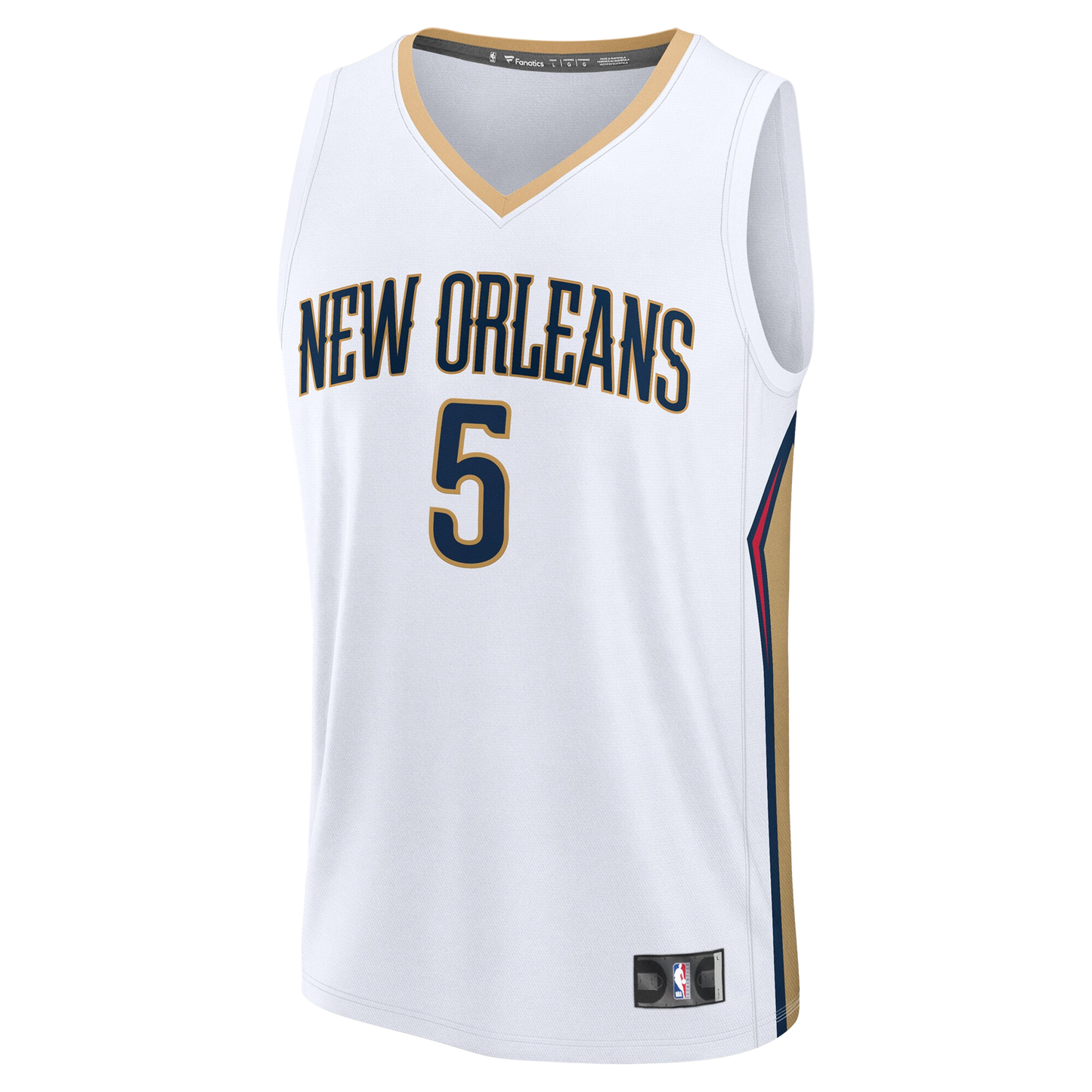 Dejounte Murray #5 New Orleans Pelicans White Association Jersey