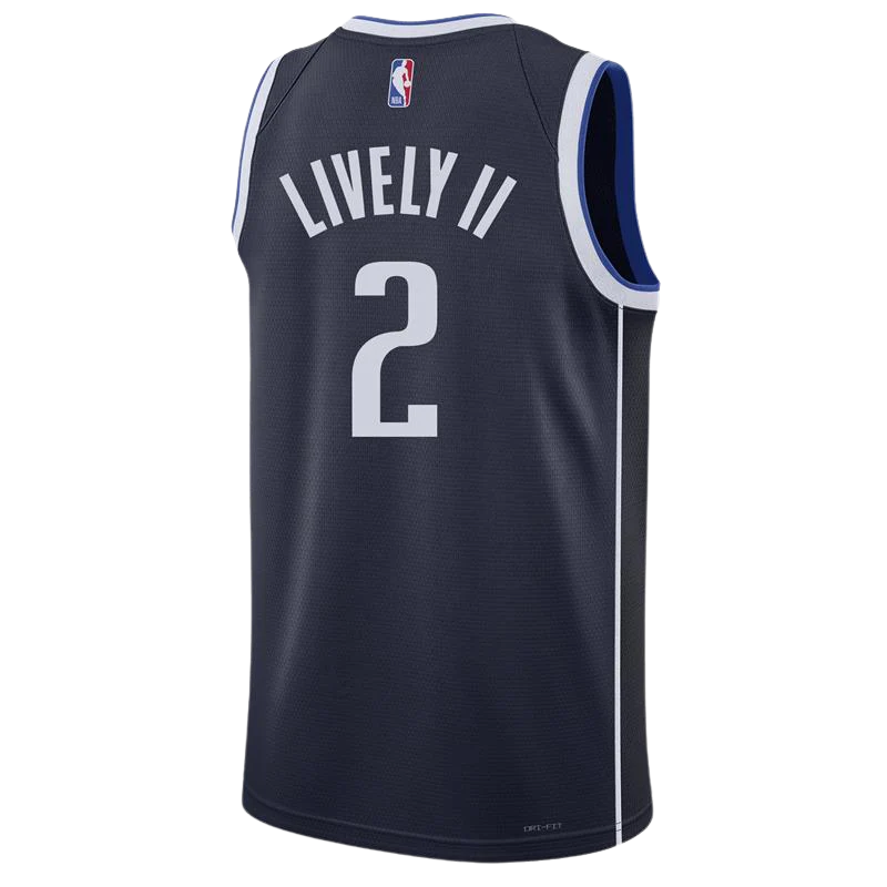 Dereck Lively II #2 Dallas Mavericks Navy Statement Jersey