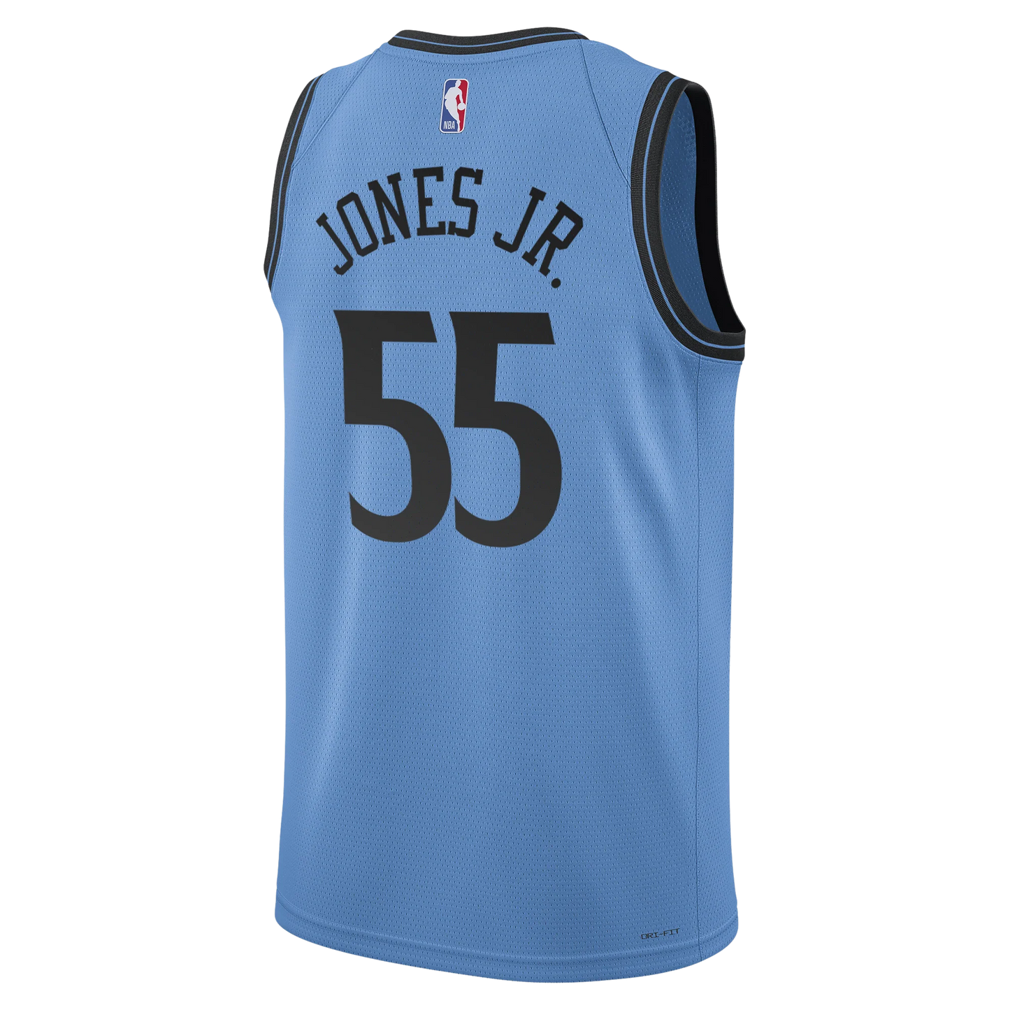 Derrick Jones Jr. #55 LA Clippers Light Blue City Edition Jersey