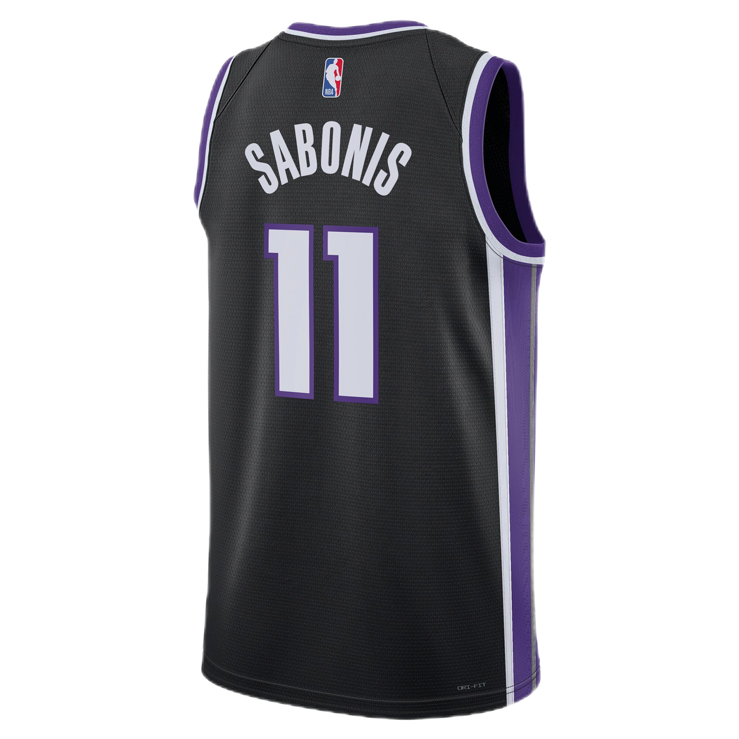 Domantas Sabonis #11 Sacramento Kings Black Icon Jersey
