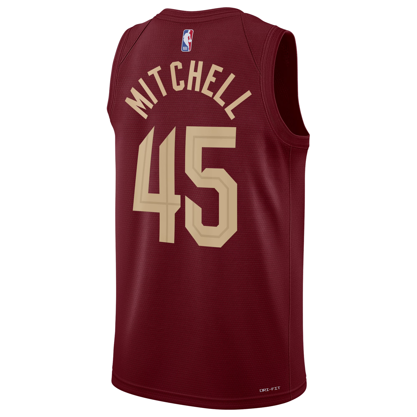 Donovan Mitchell #45 Cleveland Cavaliers Burgundy Icon Jersey