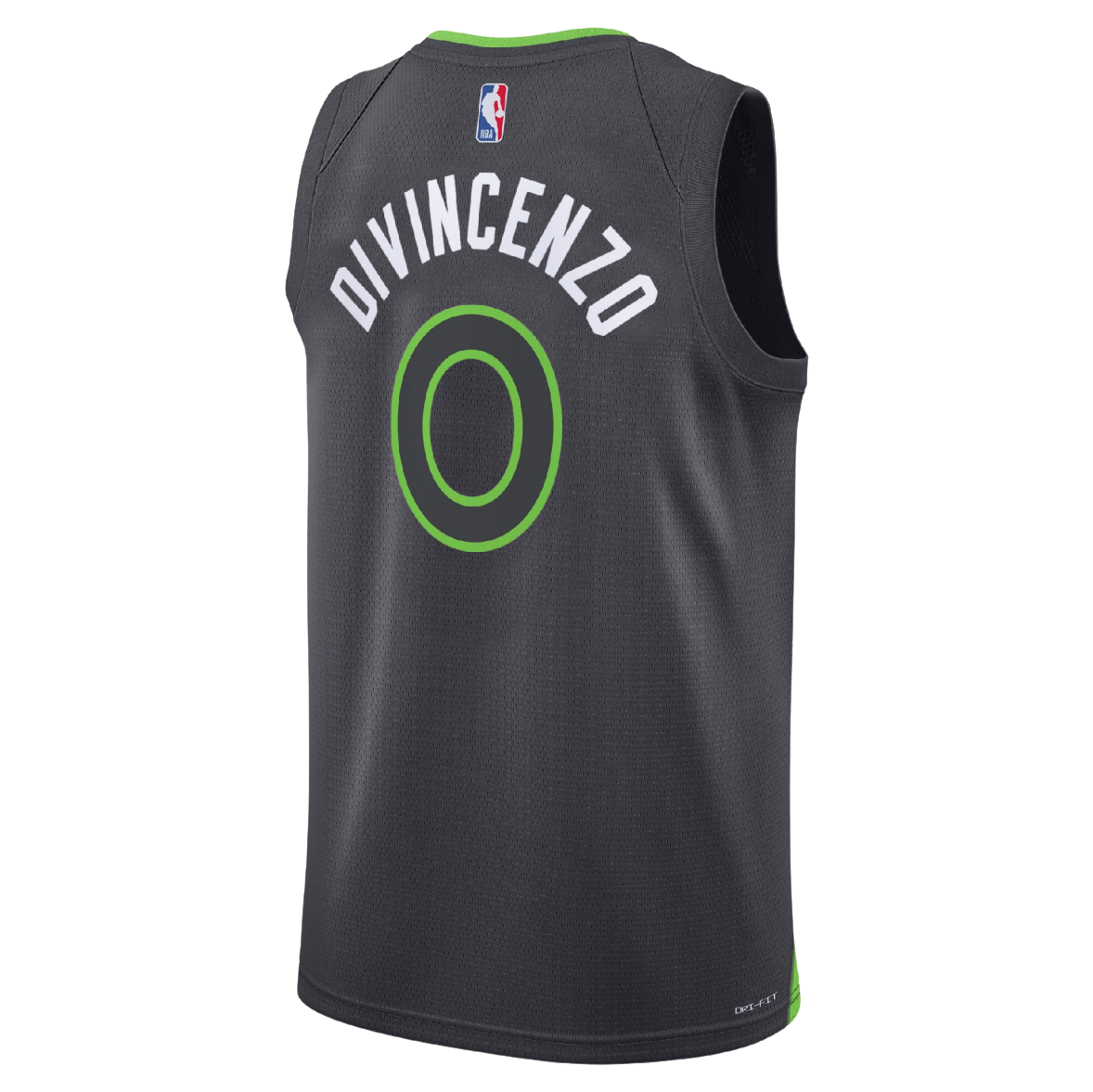 DiVincenzo #0 Minnesota Timberwolves Charcoal Statement Jersey