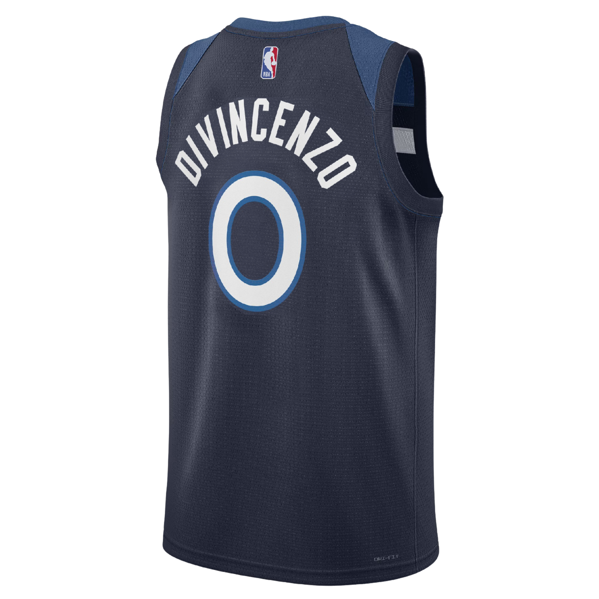 Donte DiVincenzo #0 Minnesota Timberwolves Navy Icon Jersey