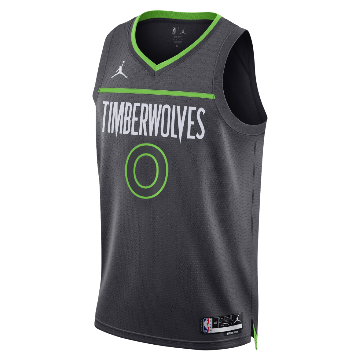 DiVincenzo #0 Minnesota Timberwolves Charcoal Statement Jersey