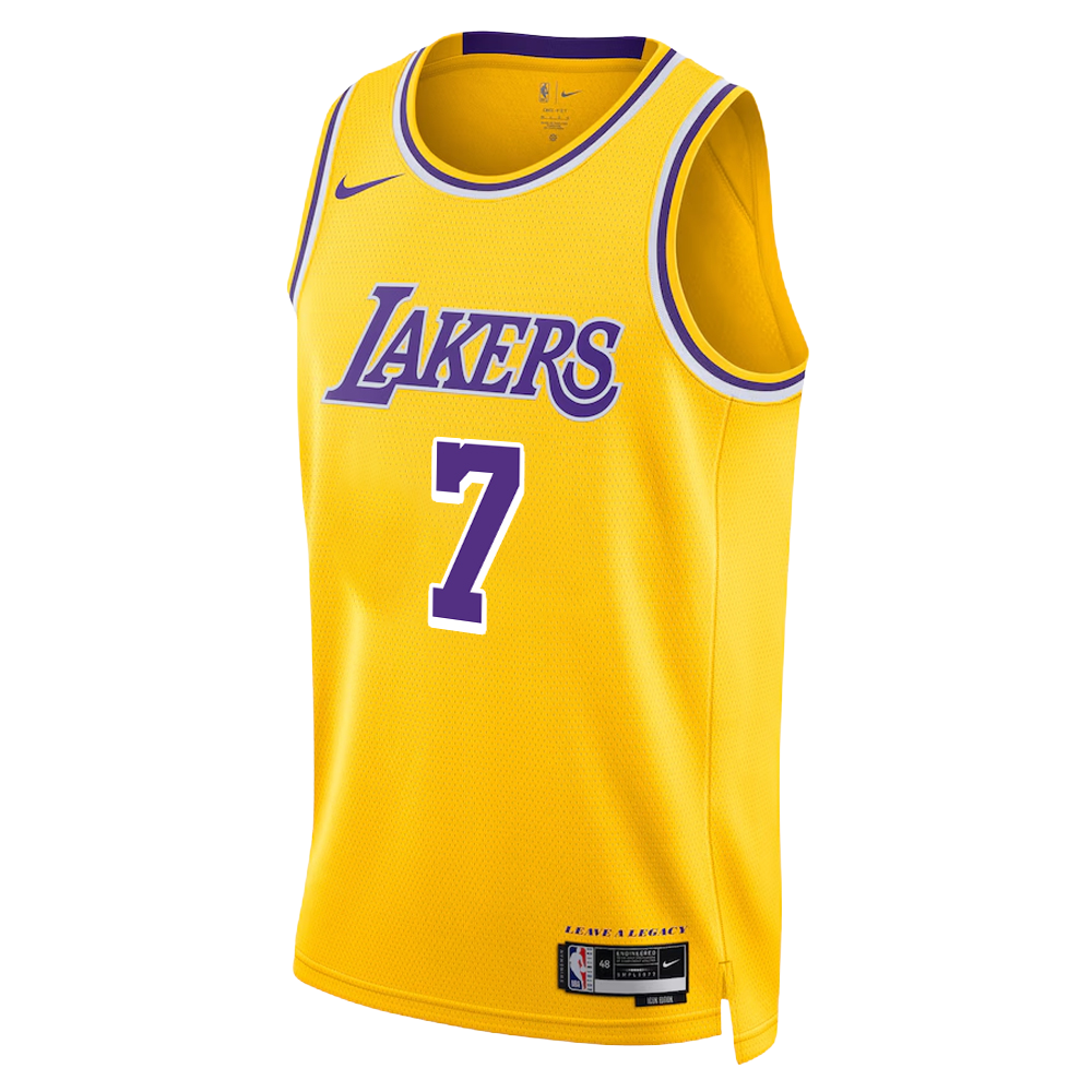 Gabe Vincent #7 Los Angeles Lakers Yellow Icon Jersey