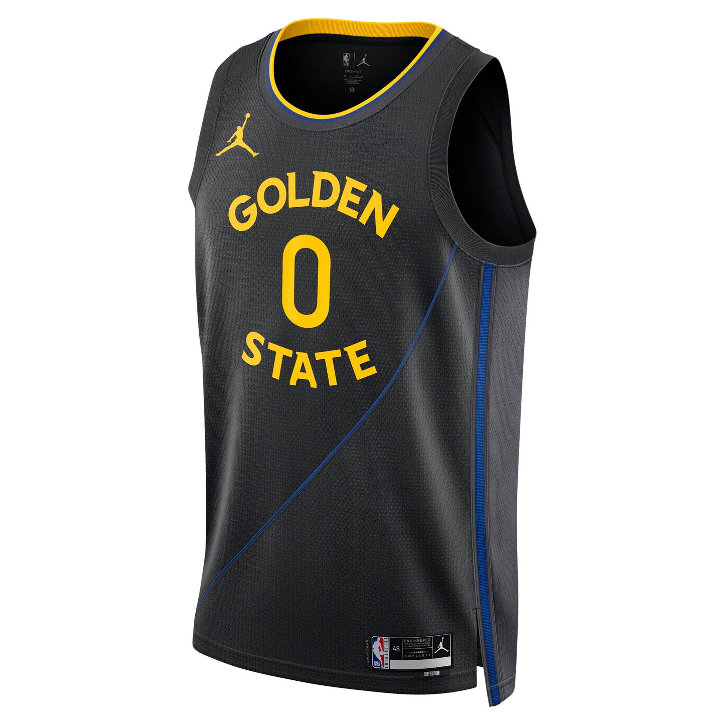 Gary Payton II #0 Golden State Warriors Black Statement Jersey