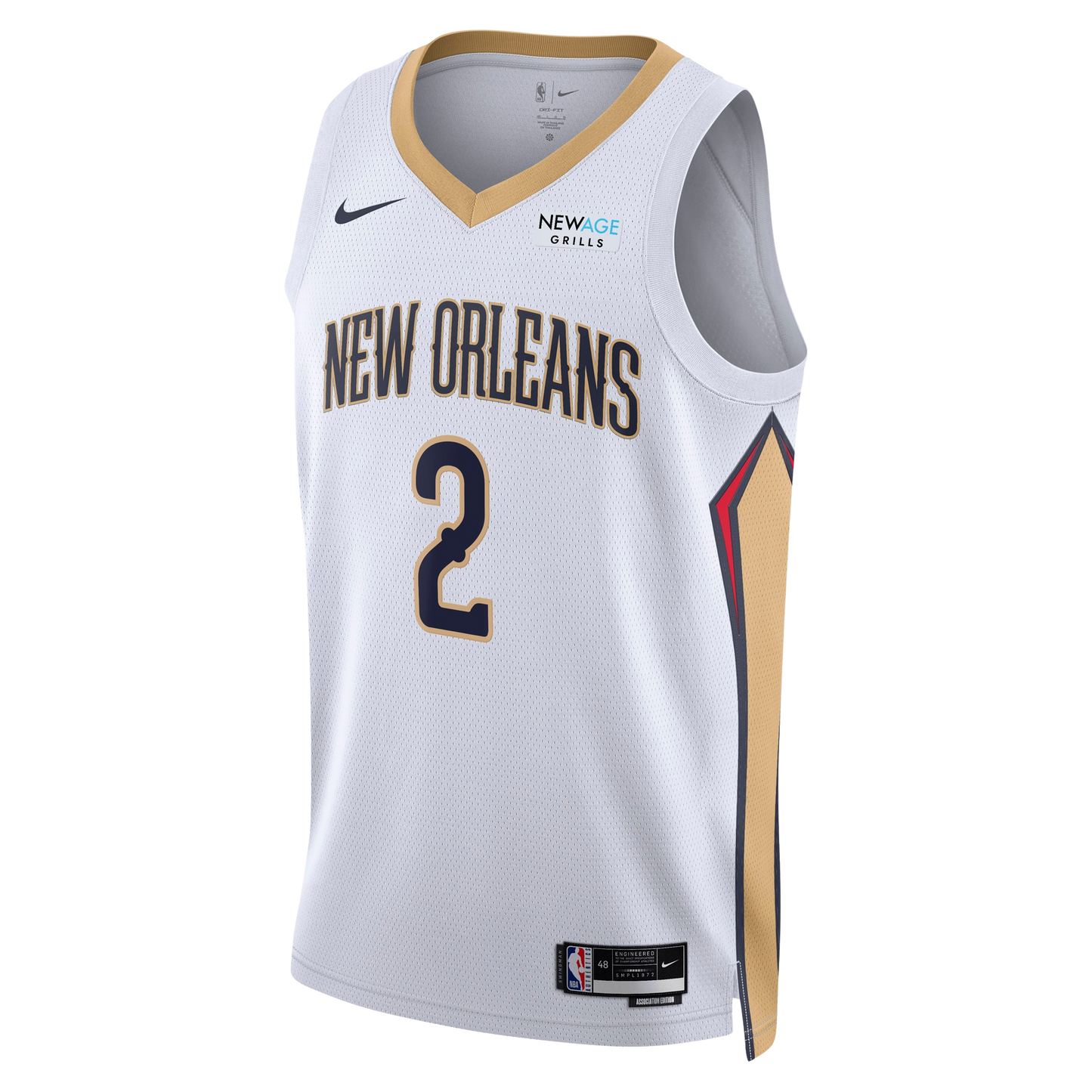 Herbert Jones #2 New Orleans Pelicans White Association Jersey