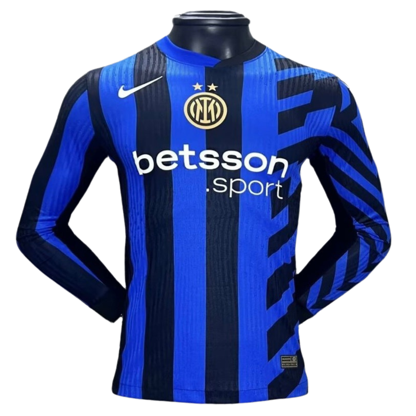 Inter Milan 24/25 Home Long Sleeve Soccer Jersey