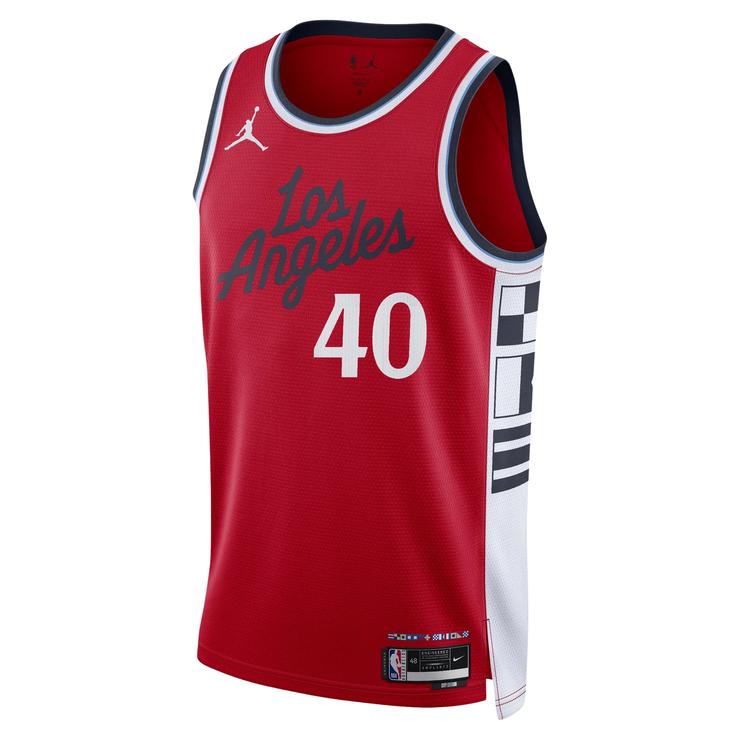 Ivica Zubac #40 LA Clippers Red Statement Jersey