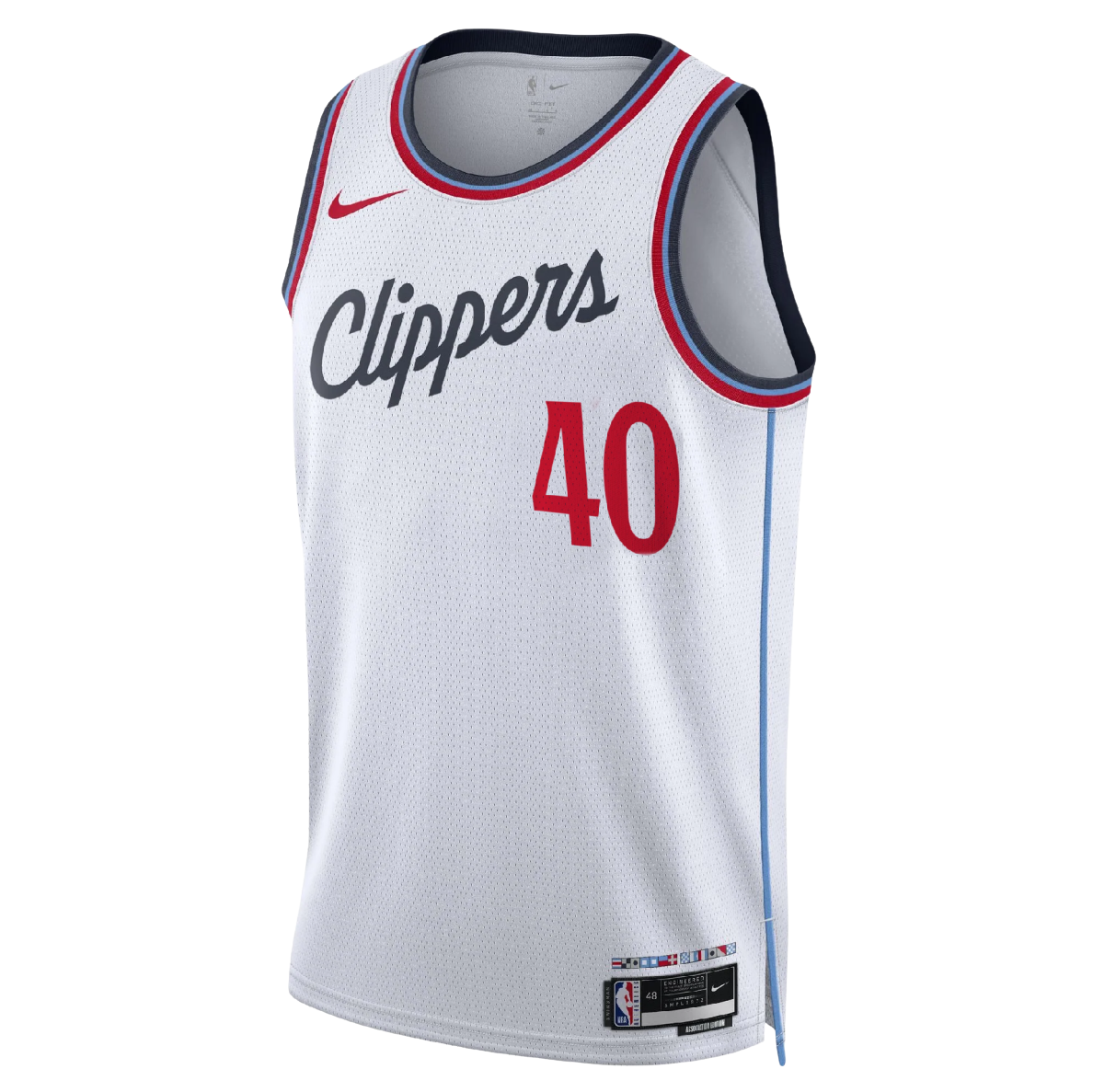 Ivica Zubac #40 LA Clippers White Association Jersey
