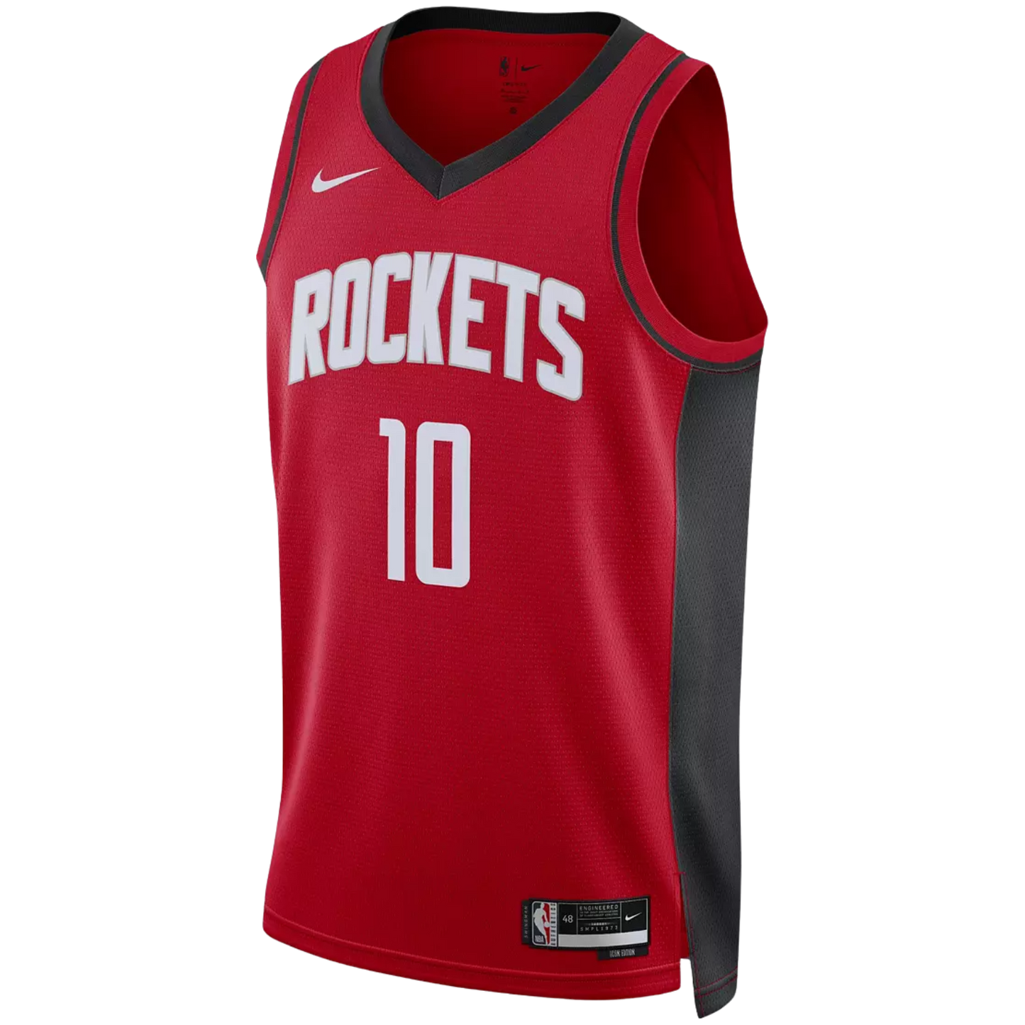 Jabari Smith Jr. #10 Houston Rockets Red Icon Jersey