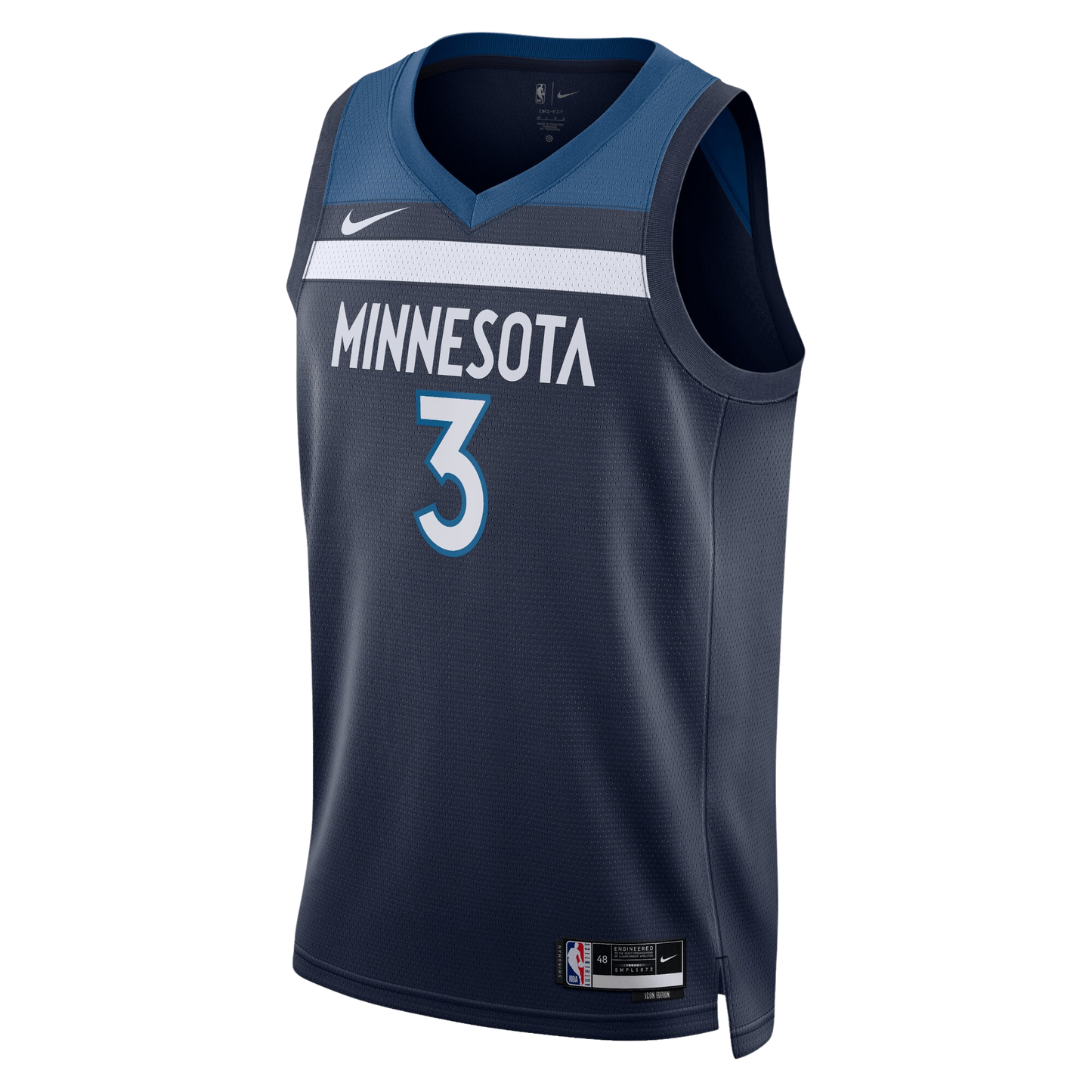 McDaniels #3 Minnesota Timberwolves Navy Icon Jersey