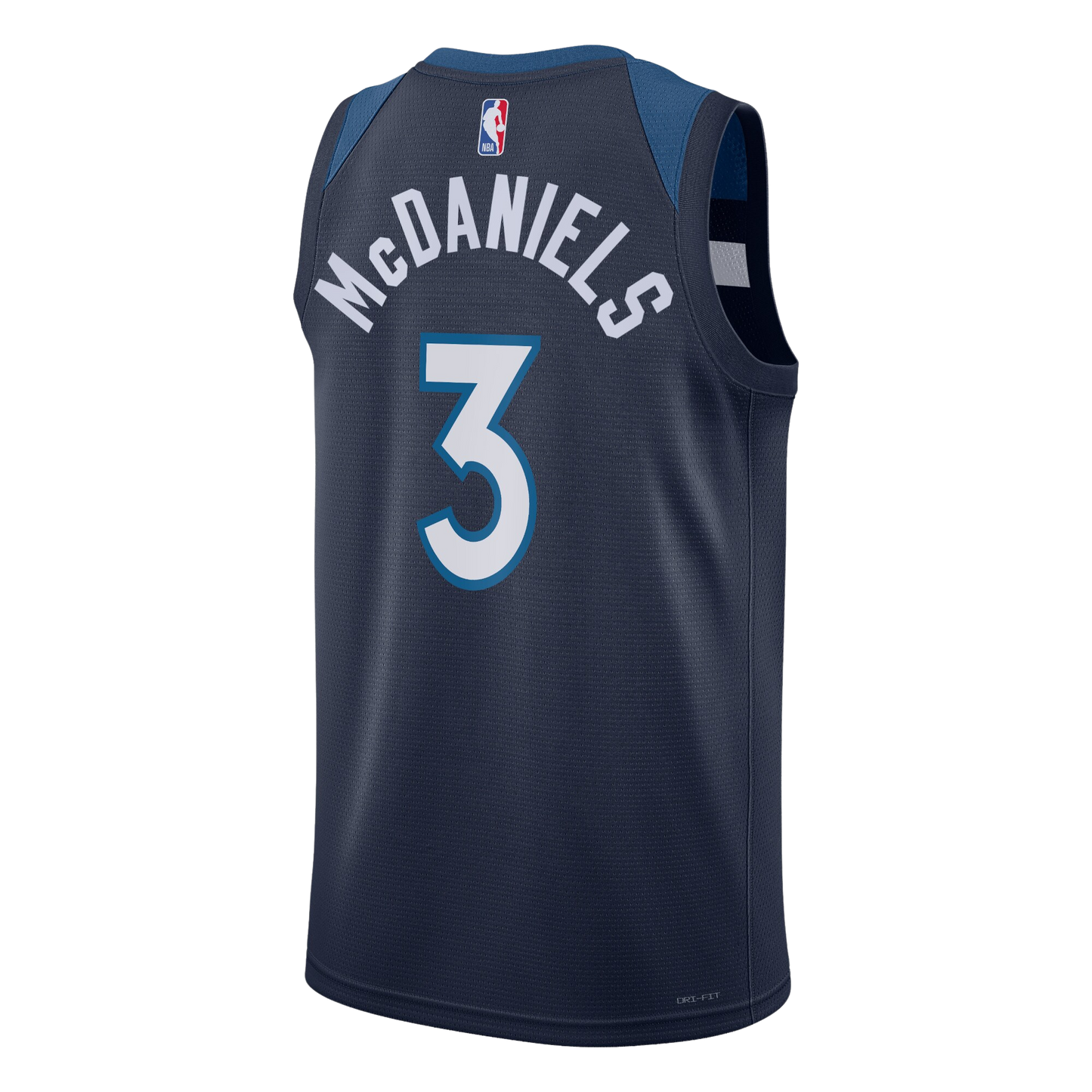 McDaniels #3 Minnesota Timberwolves Navy Icon Jersey