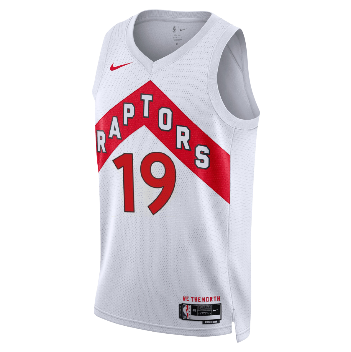 Jakob Poeltl #19 Toronto Raptors White Association Jersey