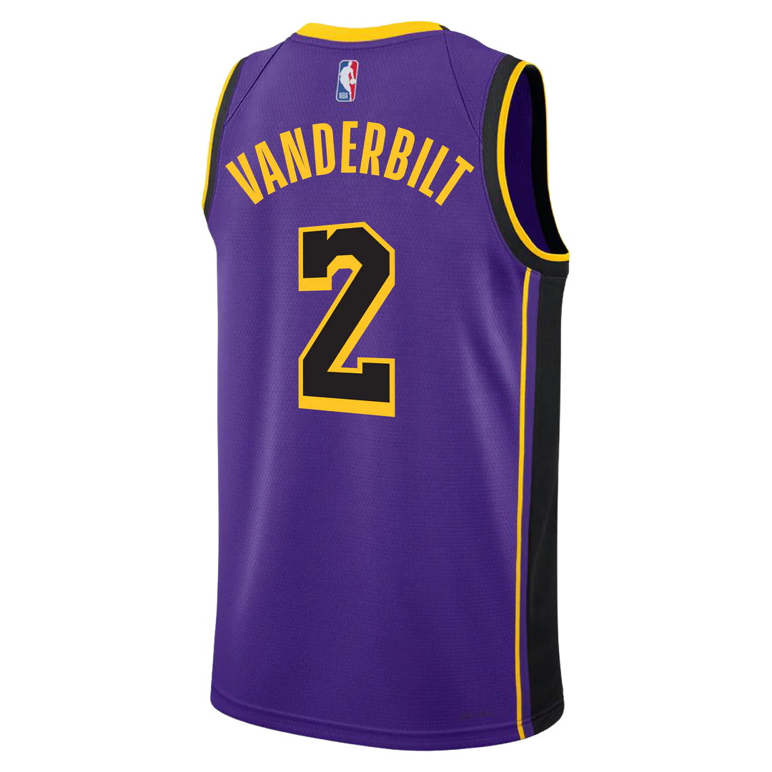 Jarred Vanderbilt #2 Los Angeles Lakers Purple Statement Jersey