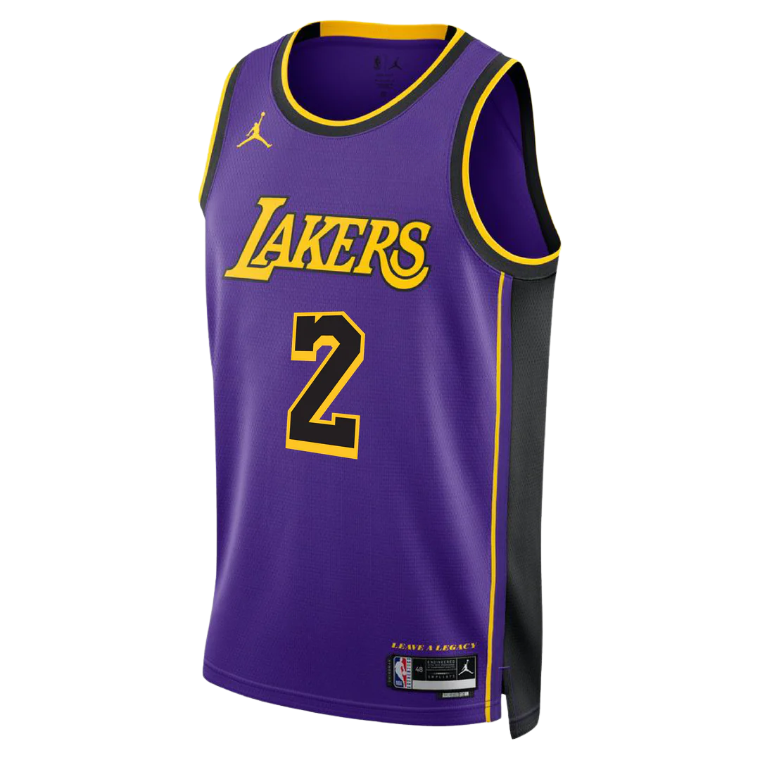Jarred Vanderbilt #2 Los Angeles Lakers Purple Statement Jersey