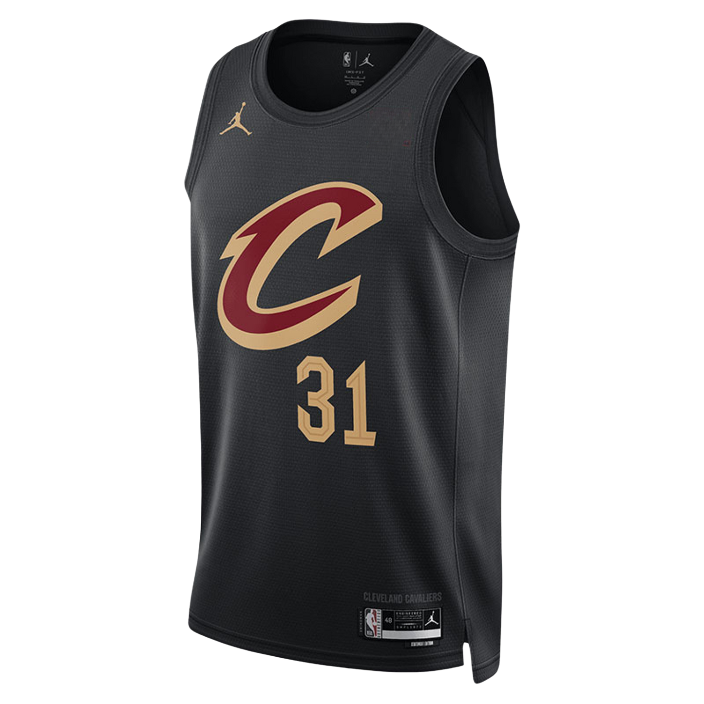 Jarrett Allen #31 Cleveland Cavaliers Black Statement Jersey