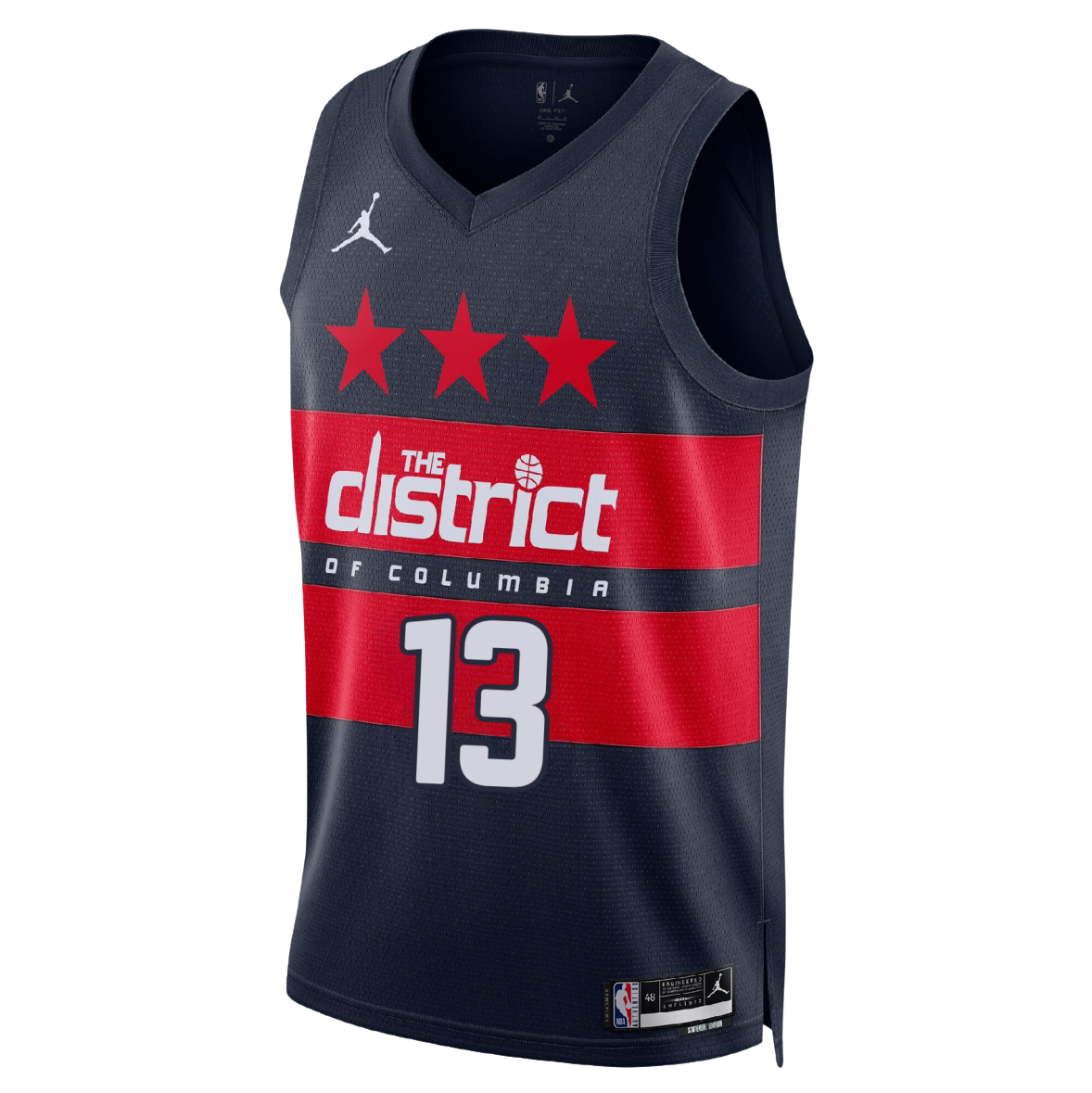 Jordan Poole #13 Washington Wizards Blue Statement Jersey