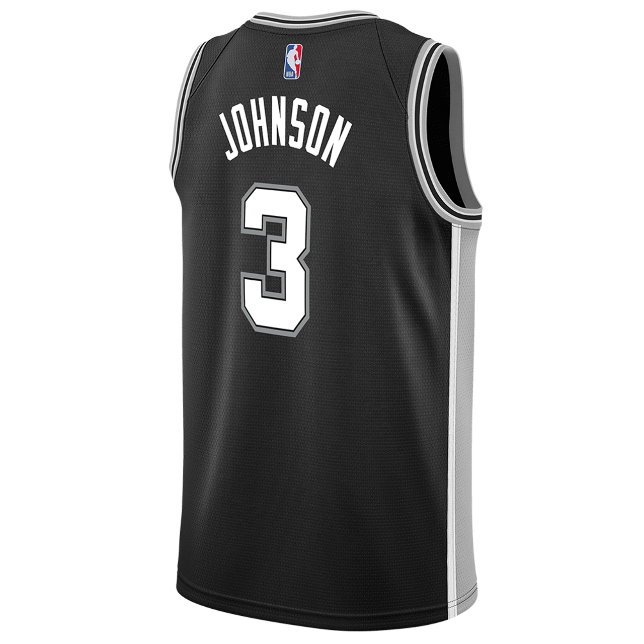 Keldon Johnson #3 San Antonio Spurs Black Icon Jersey