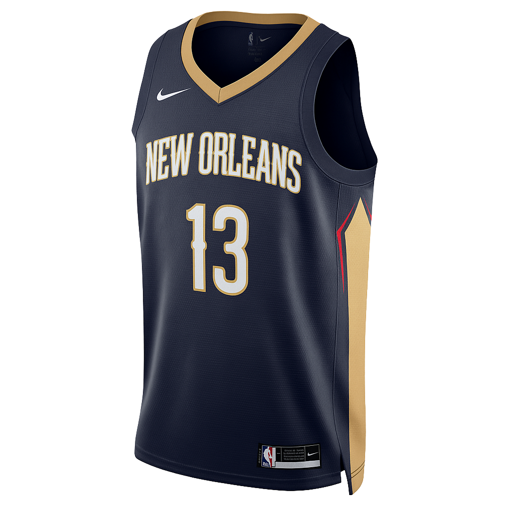 Kelly Olynyk #13 New Orleans Pelicans Navy Icon Jersey