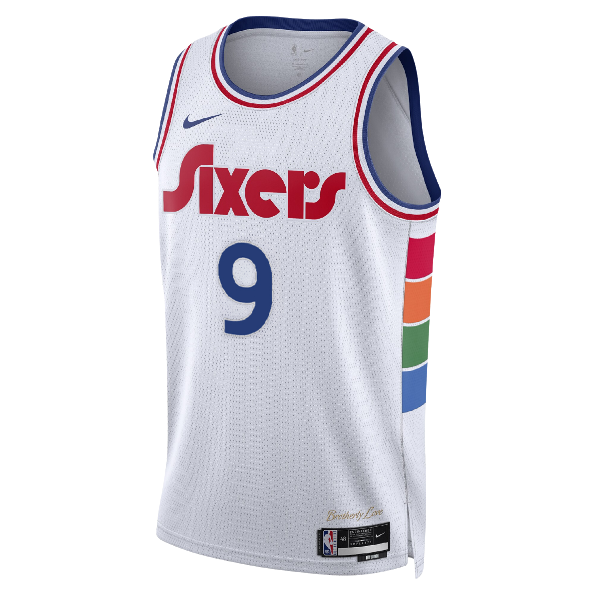 Kelly Oubre Jr. #9 Philadelphia 76ers White City Edition Jersey