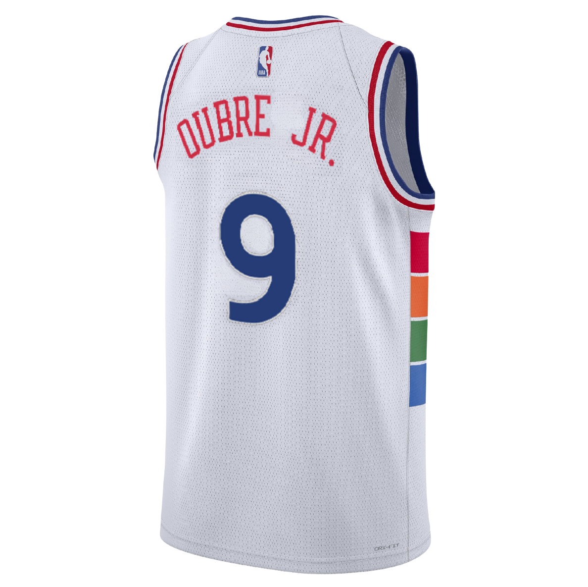 Kelly Oubre Jr. #9 Philadelphia 76ers White City Edition Jersey