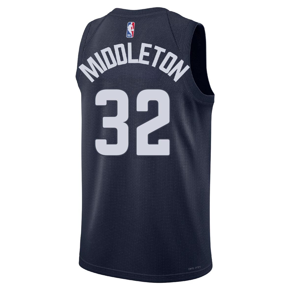 Khris Middleton #32 Washington Wizards Blue Statement Jersey