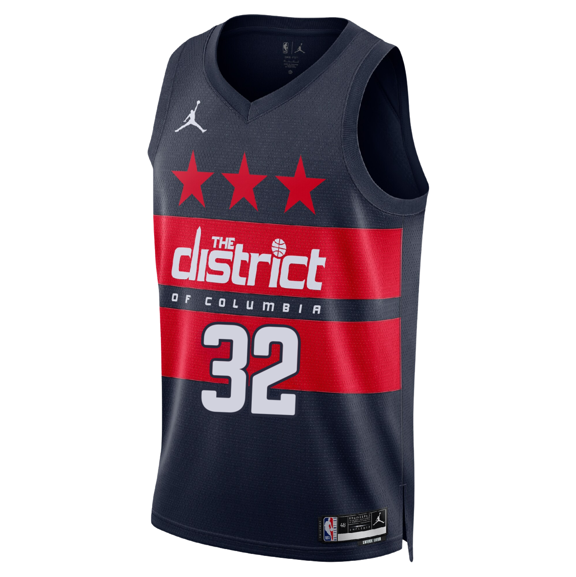Khris Middleton #32 Washington Wizards Blue Statement Jersey