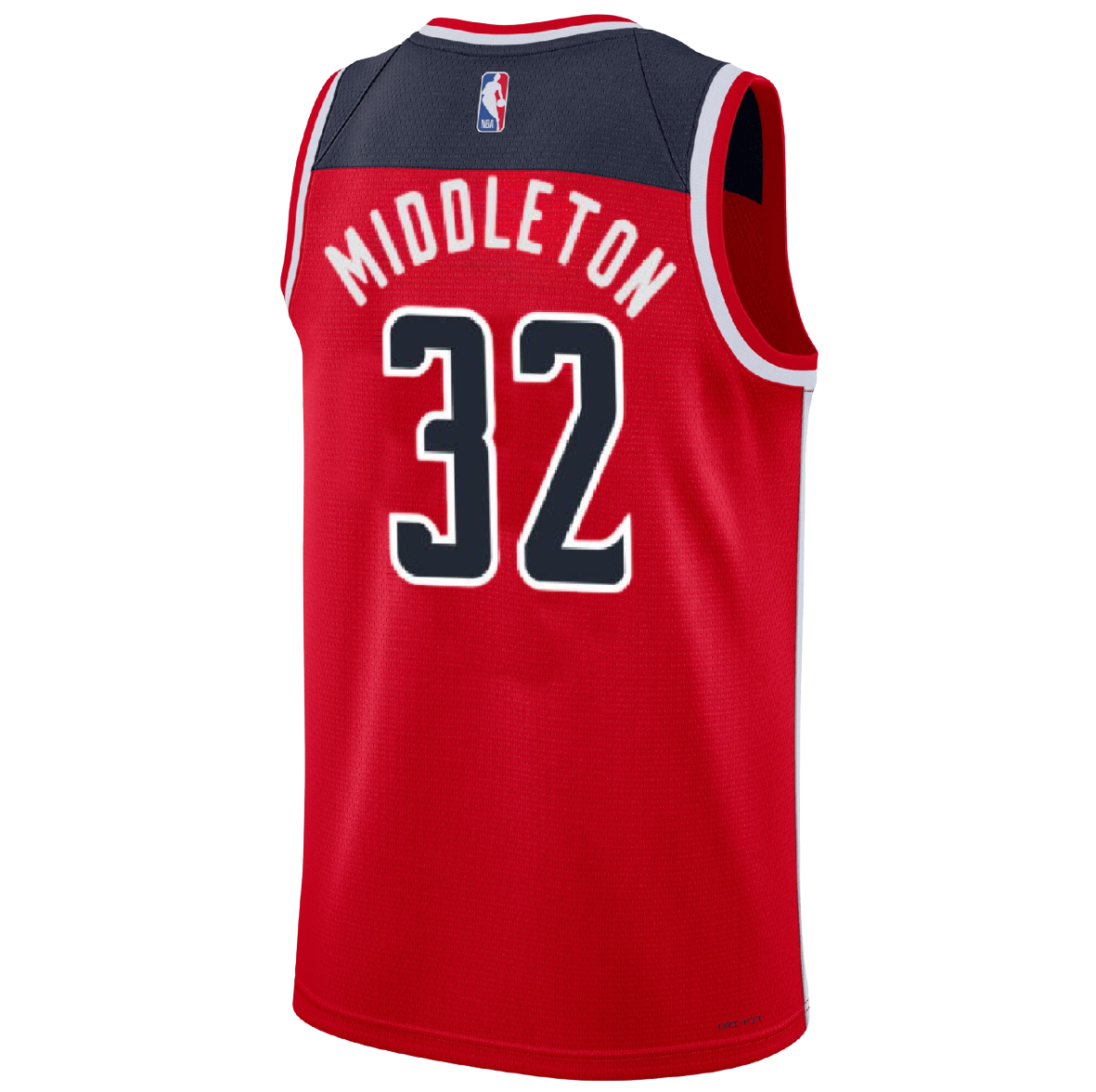 Khris Middleton #32 Washington Wizards Red Icon Jersey