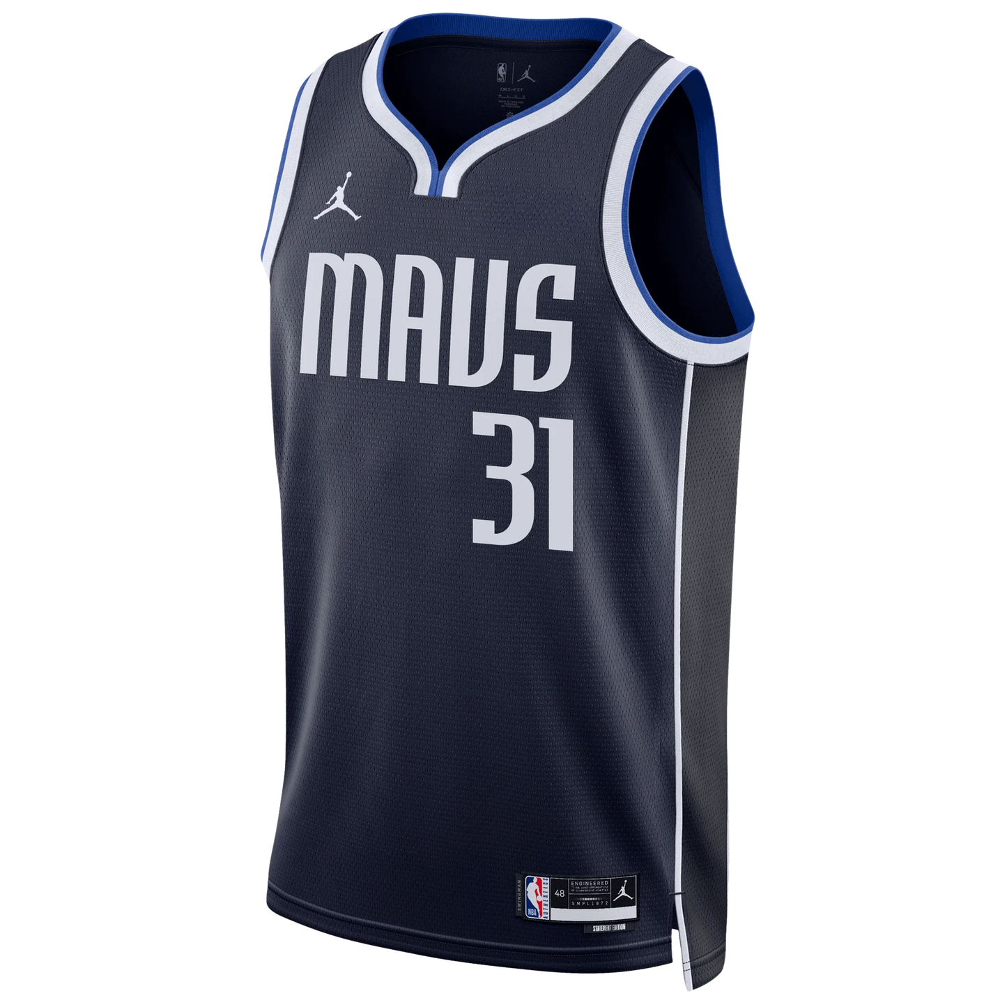 Klay Thompson #31 Dallas Mavericks Navy Statement Jersey