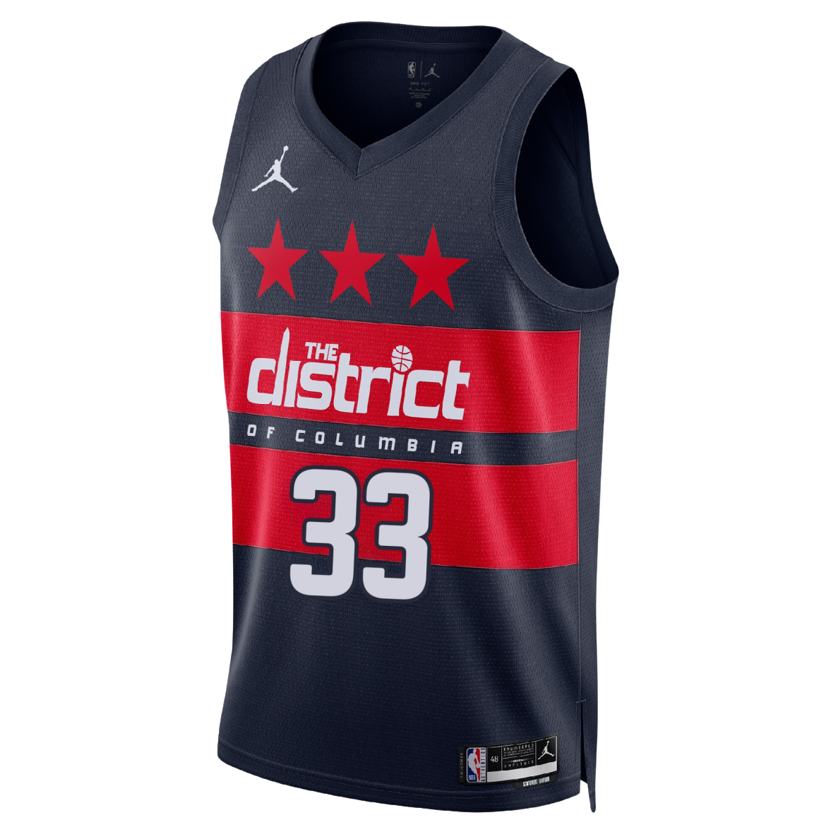 Kyle Kuzma #33 Washington Wizards Blue Statement Jersey