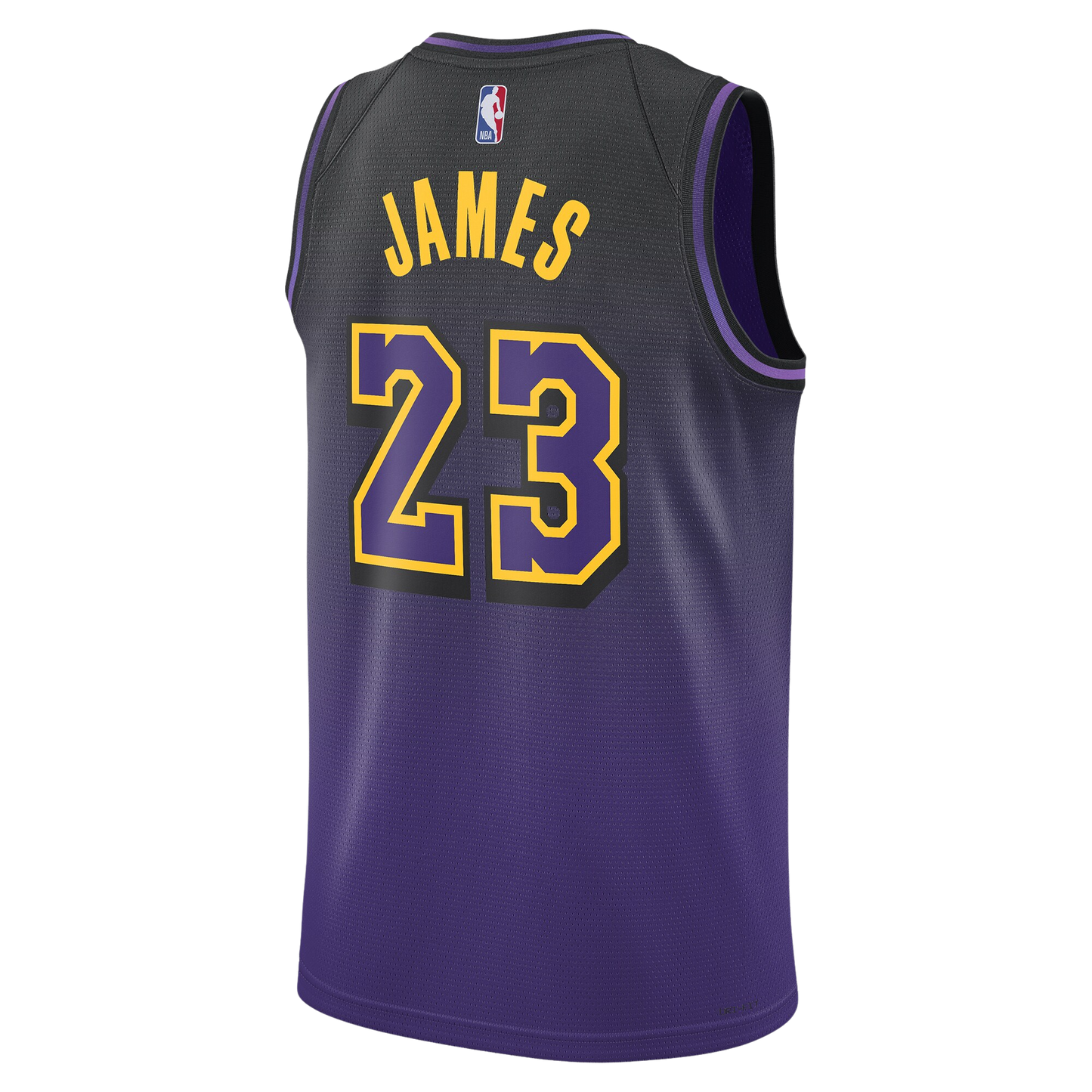 Lebron James #23 Los Angeles Lakers Purple City Edition Jersey