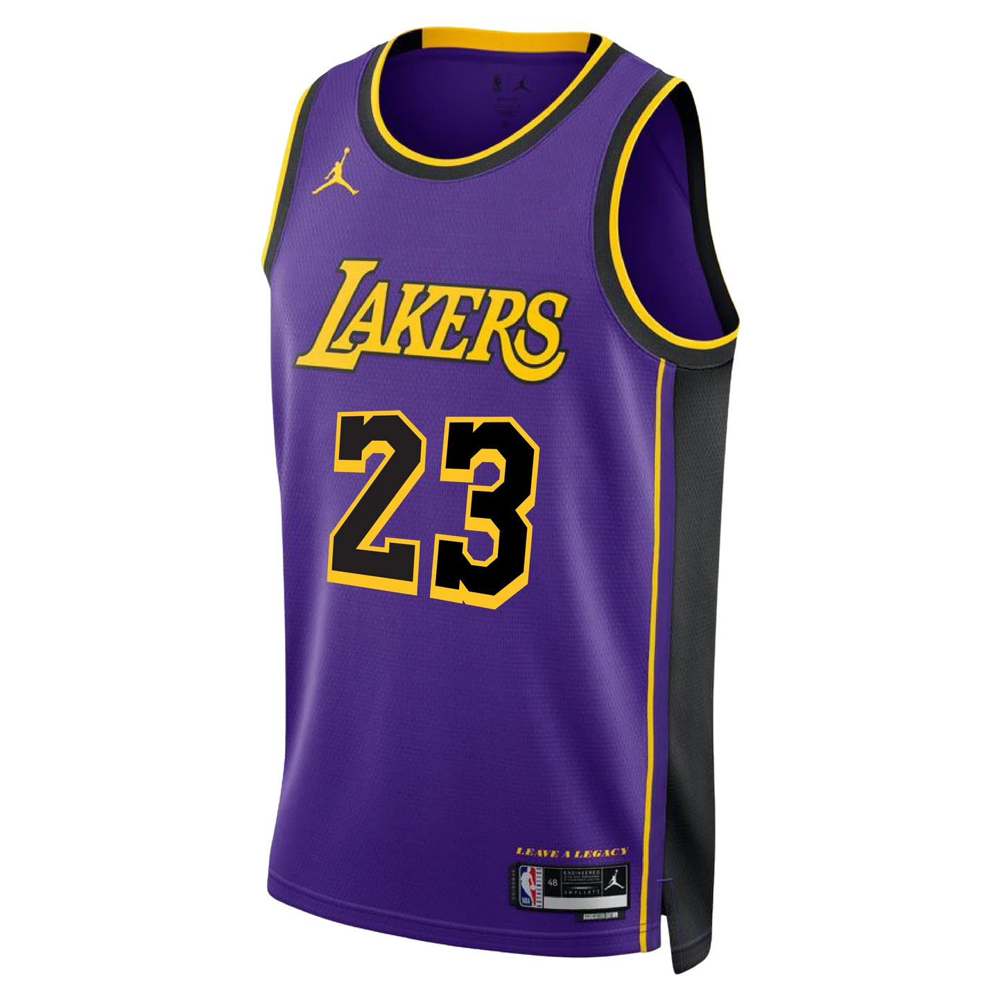 LeBron James #23 Los Angeles Lakers Purple Statement Jersey