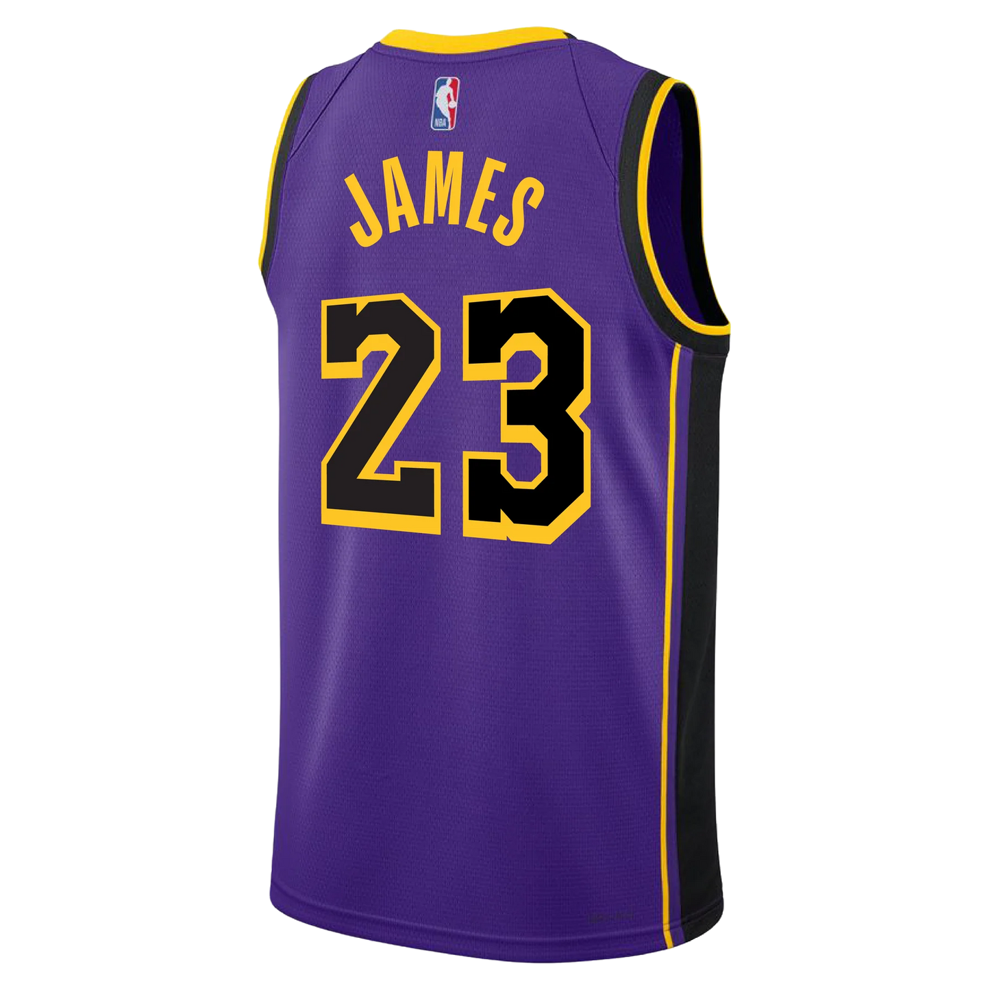 LeBron James #23 Los Angeles Lakers Purple Statement Jersey