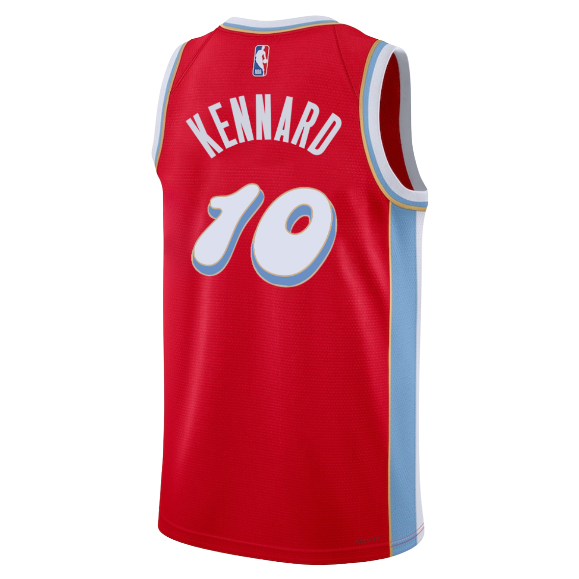 Luke Kennard #10 Memphis Grizzlies Red City Edition Jersey