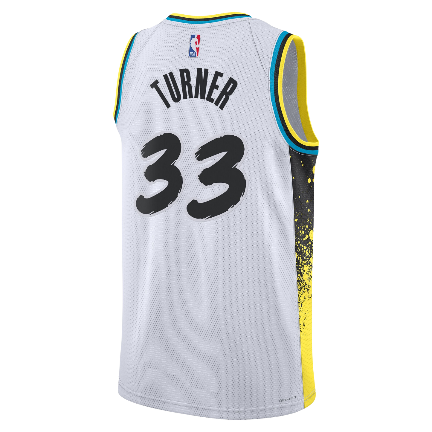 Myles Turner #33 Indiana Pacers White City Edition Jersey