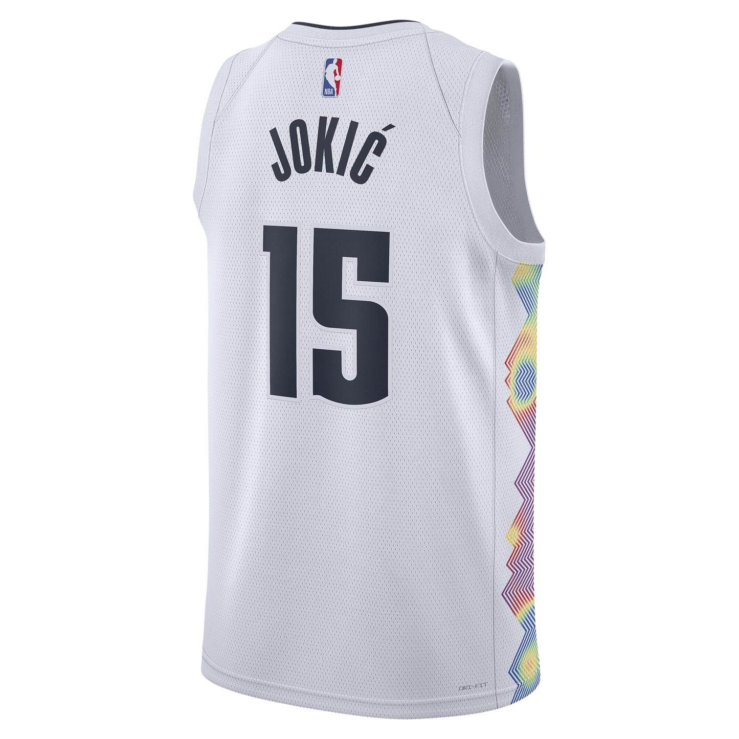 Nikola Jokić #15 Denver Nuggets White City Edition Jersey