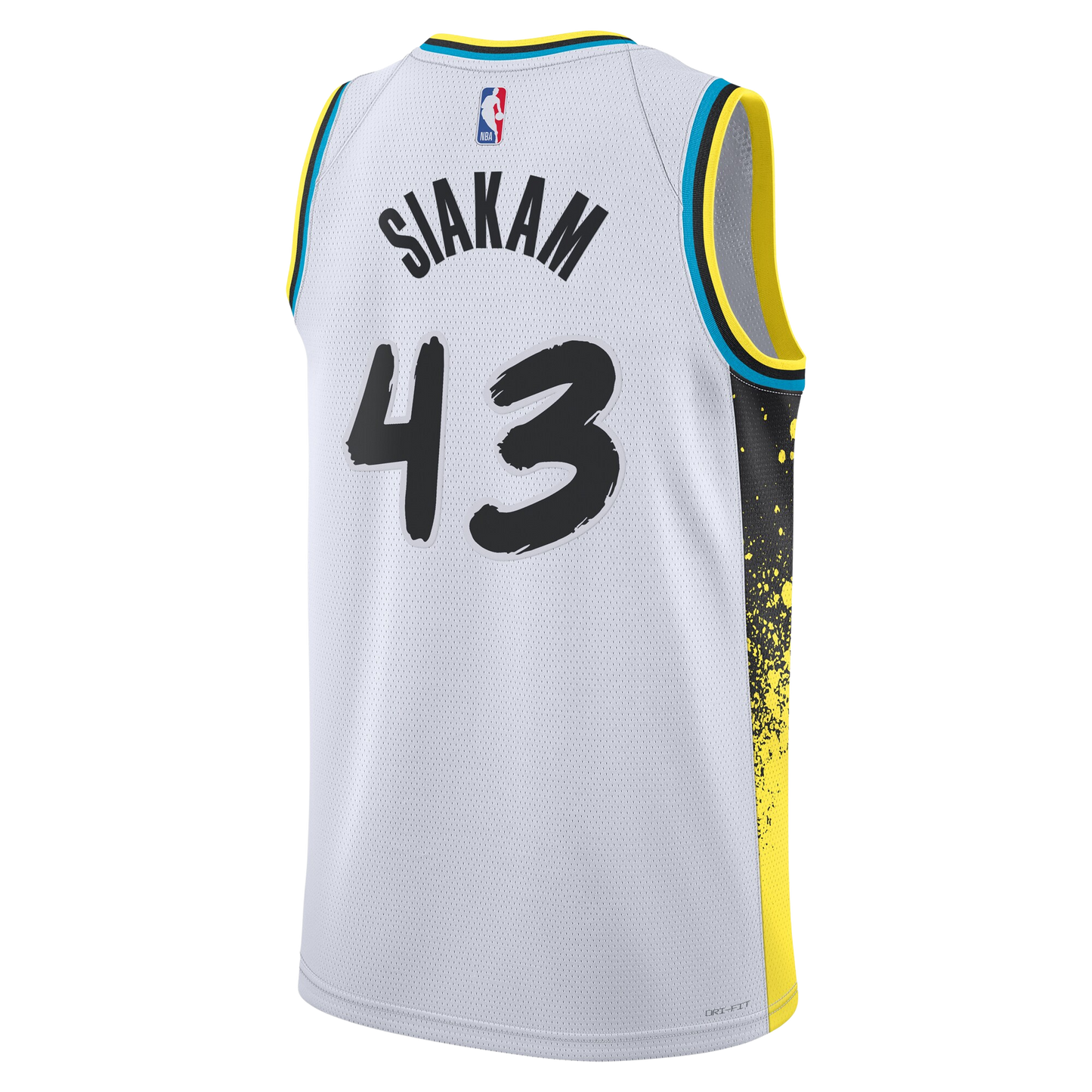 Pascal Siakam #43 Indiana Pacers White City Edition Jersey